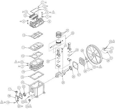 Coleman KLA3706056 Pump Breakdown